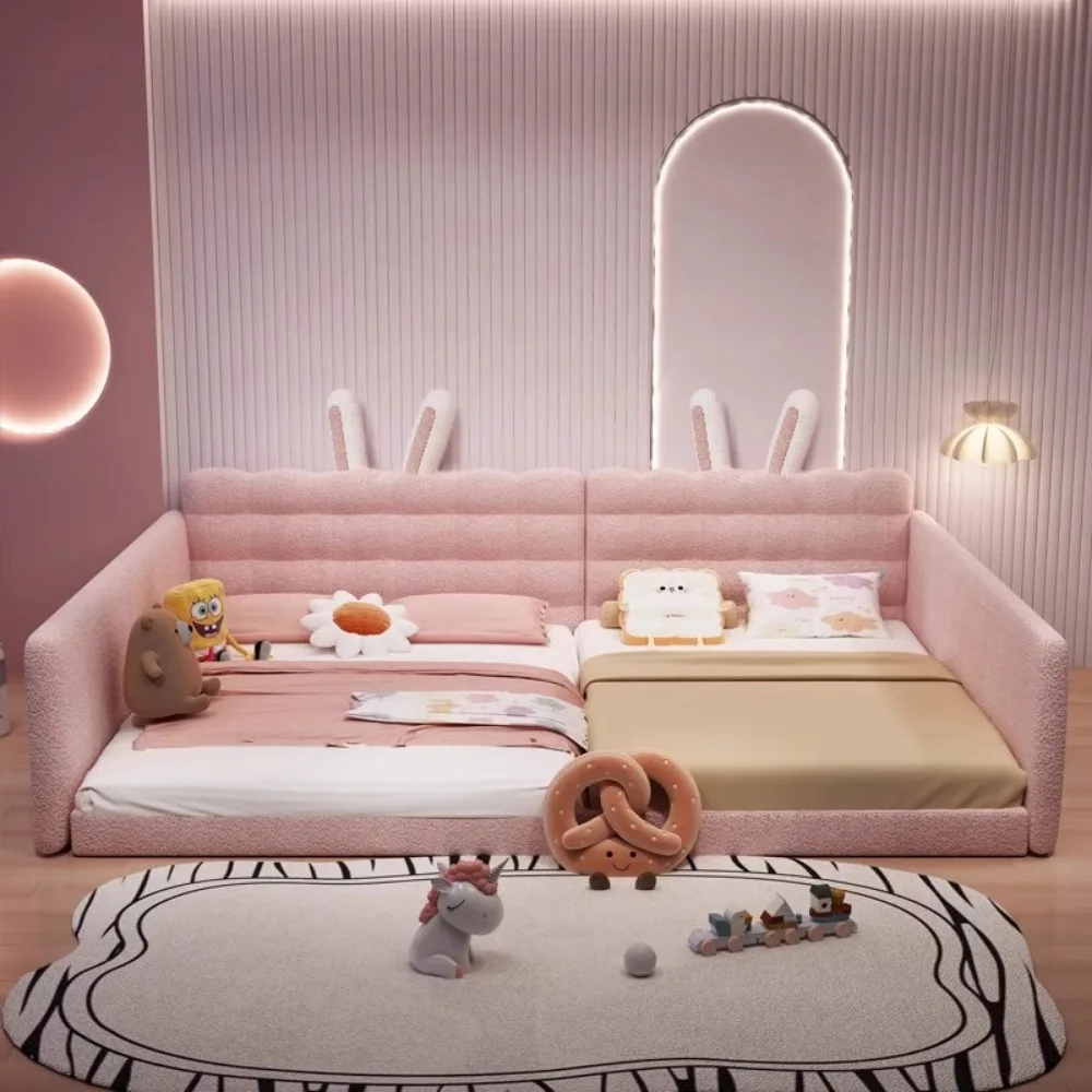 

Europian Unique Bed Aesthetic Girl Kids Sleeping Double Children Bed Bedroom Luxury Muebles Para Dormitorio Home Accessories