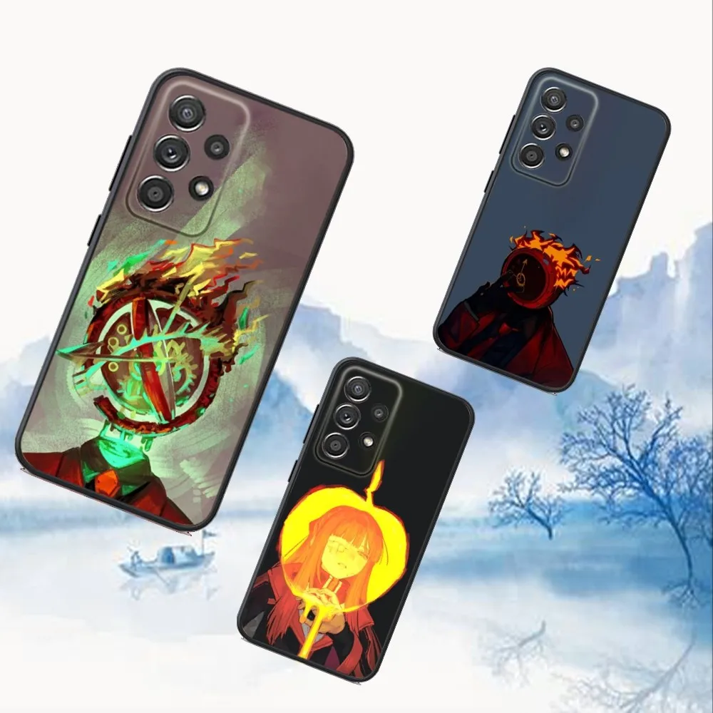 

Limbus Company Game Phone Case For Samsung S25,S24,S21,S22,S23,S30,Ultra,S20,Plus,Fe,Lite,Note,10,9,5G Black Cover