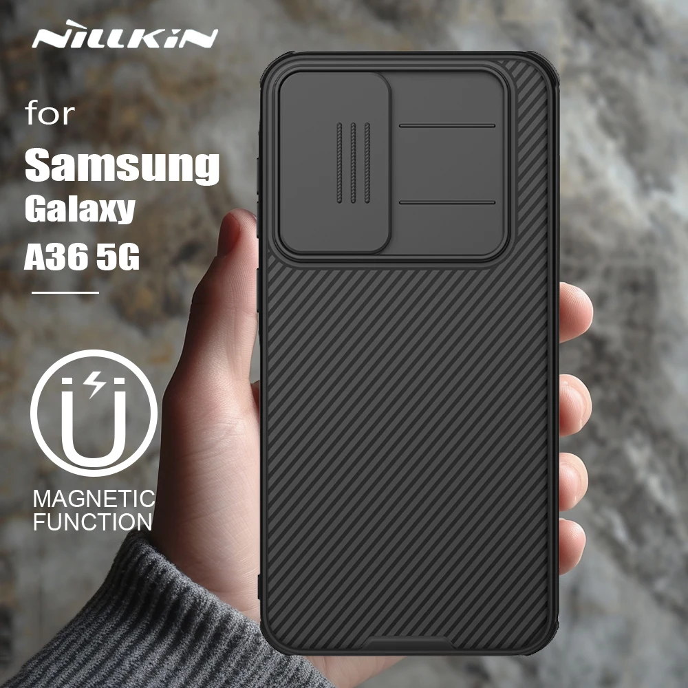 

for Samsung Galaxy A36 5G Case Nillkin CamShield Magnetic Slide Camera Case Back Cover Protection