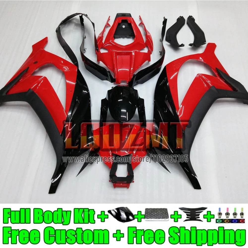 Injection Fairing For KAWASAKI NINJA ZX 10R 1000 52No.17 factory red ZX10R 2011 2012 2013 2014 2015 ZX-10R 11 12 13 14 15 Frame