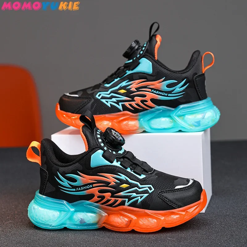 Children Sneakers Girls 2023 Spring Autumn Casual New Sole Shoes Kids Breathable Mesh Trainers Boys Soft Bottom Running Shoes