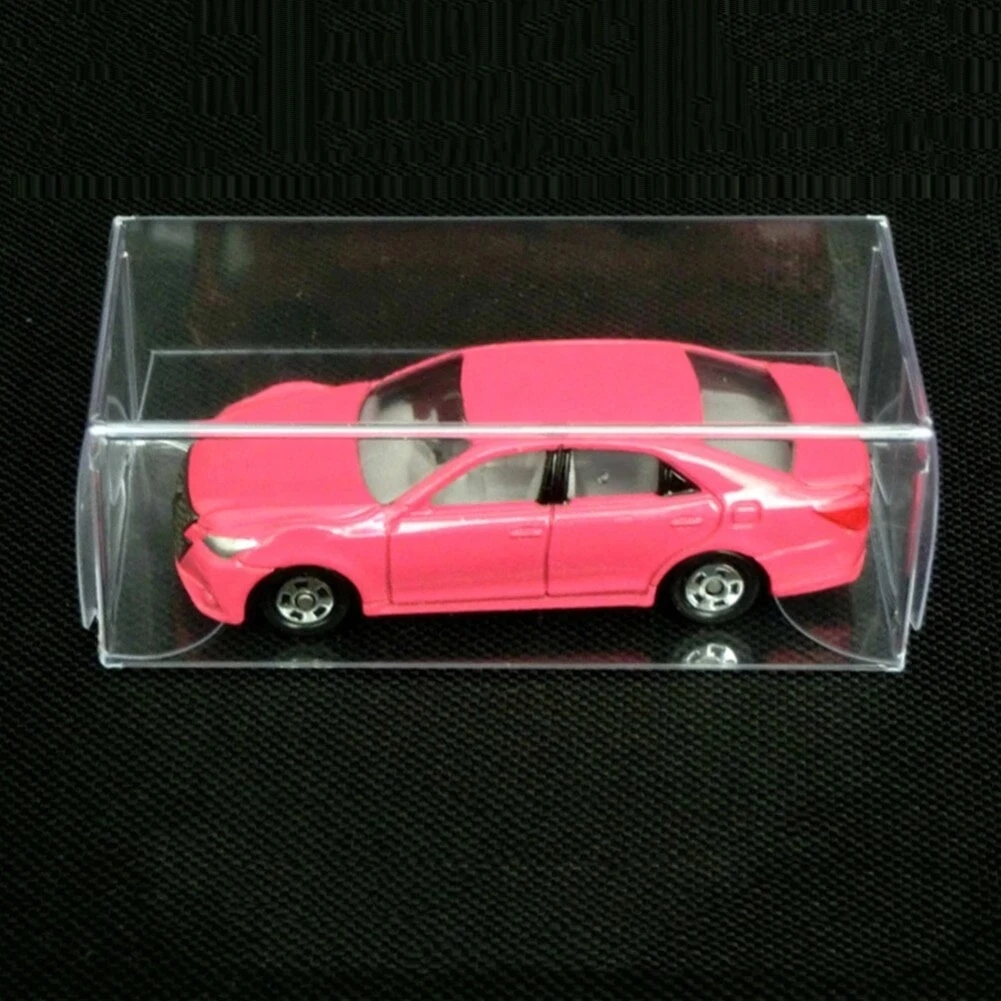 

82*40*30mm PVC Clear MATCHBOX TOMY Toy Car Model 1/64 TOMICA Hot Wheels Dust Proof Display Protection Box 200PCS