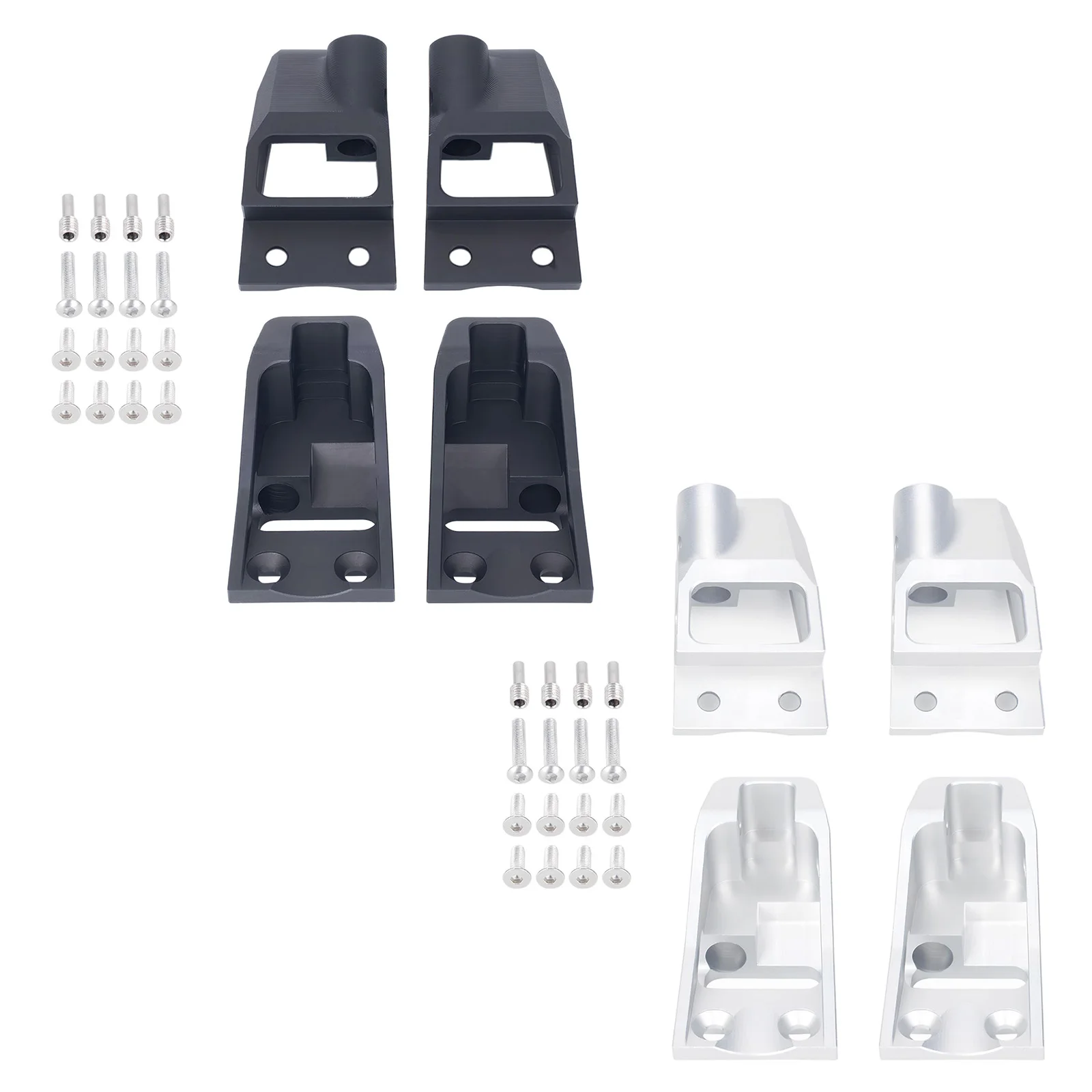 4PCS For 1/10 RC Crawler VS4-10 Phoenix Chassis Aluminum Front Rear Extended Shock Towers Upgrade Parts