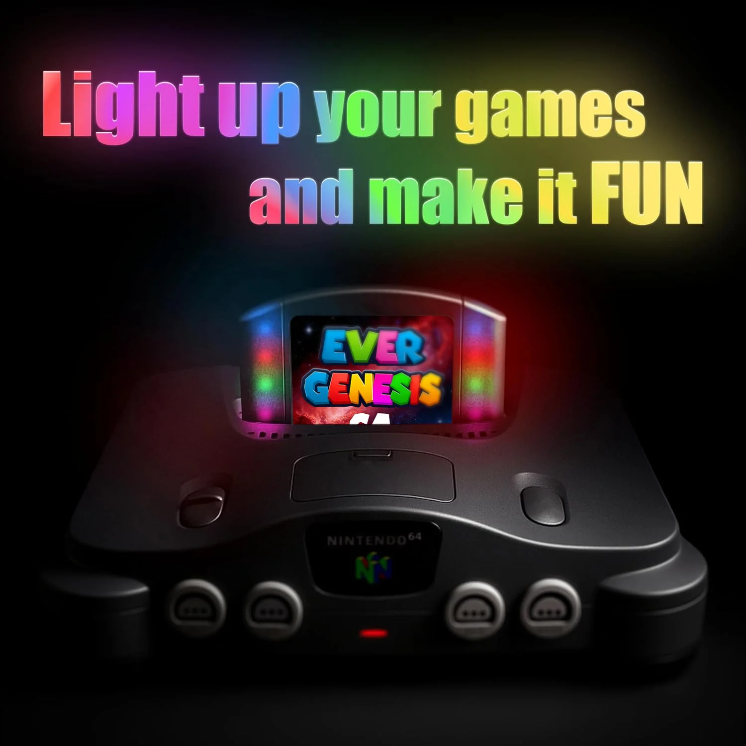 Nowa karta do gier N64 Open Source SC64 Flash Cart 9000 w 1, modułowy chip do konsoli gier wideo 6TG z kartą TF 64G — zdjęcie produktu 2