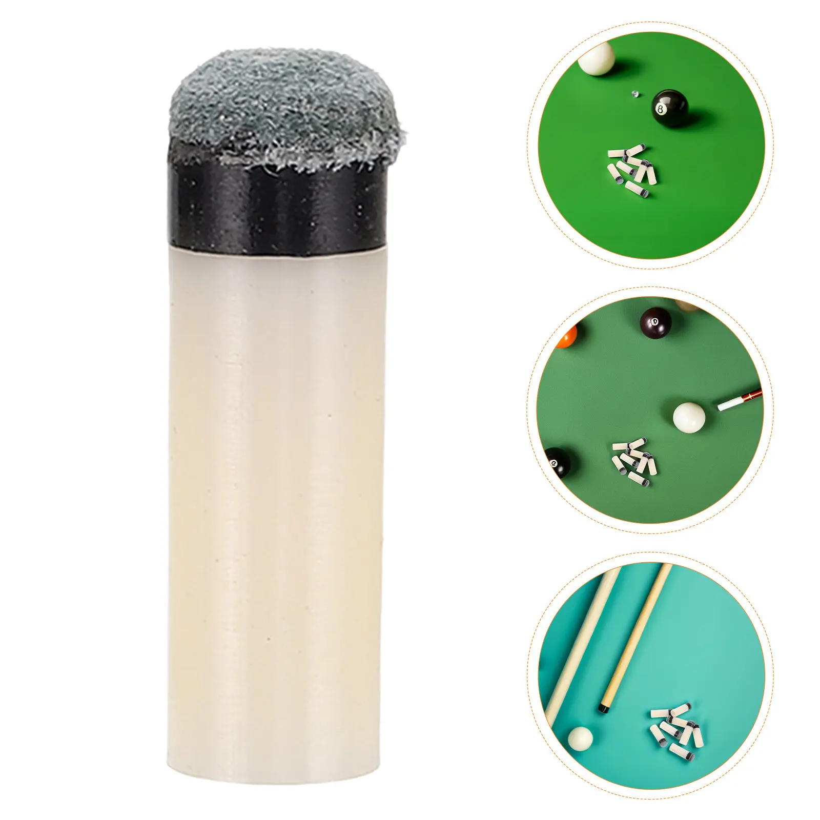12Pcs Billiard Cues Tips 11mm Screw on Pool Cue Tip Replacement Kit Easy Install No Glue Needed Snooker Supplies
