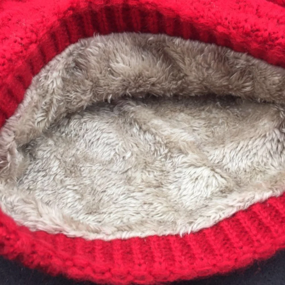 

Chunky Soft Knit Circle Scarf Warm Winter Neck Warmer Thick Scarf For Adults Teenagers Kids Fashionable Family Gift