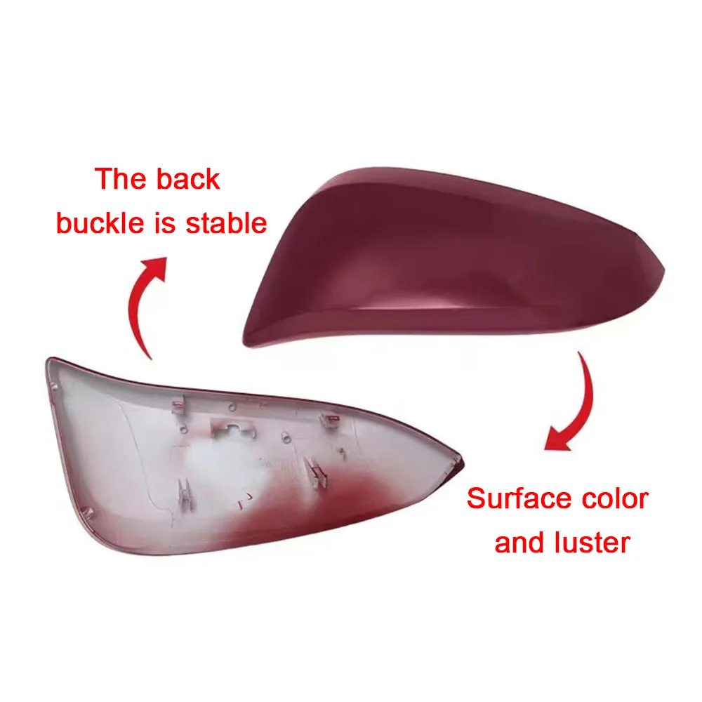 سيارة الديكور مرآة الباب قذيفة لتويوتا RAV4 2014-2018 سيارة الرؤية الخلفية اكسسوارات السيارات التصميم ترقية تعديل سيارة