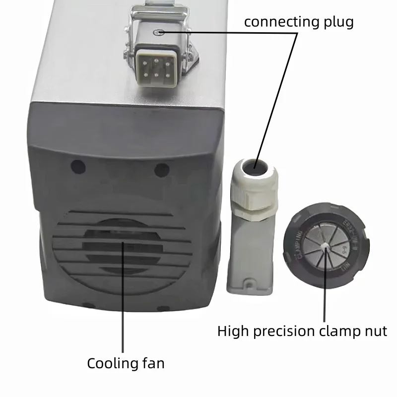 Edge Banding Machine Spindle Motor GDZ-6.0KW High-speed, High Torque Air-cooled Spindle Spindle Motor