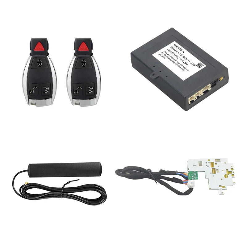 

Smart Key Kit Fit for FBS4 2014+ Benz with Turn Key Start Only High Security Add 2 Key Fobs