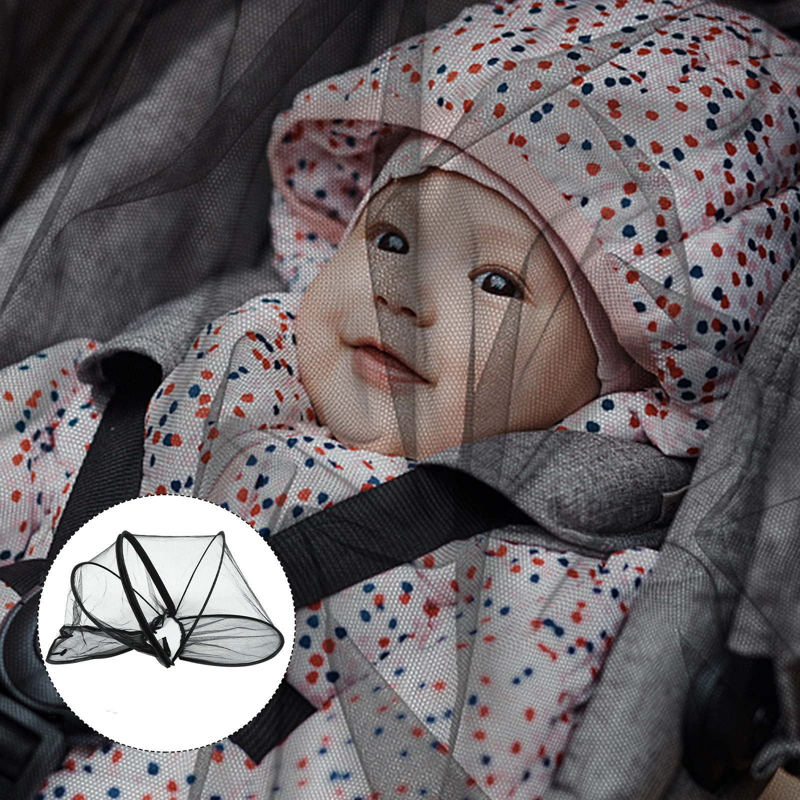 

Sunscreen Baby Protective Cradle Mesh UV Insect Cover Pram Insect Cover Baby Mosquito Net Mosquito Net Guard