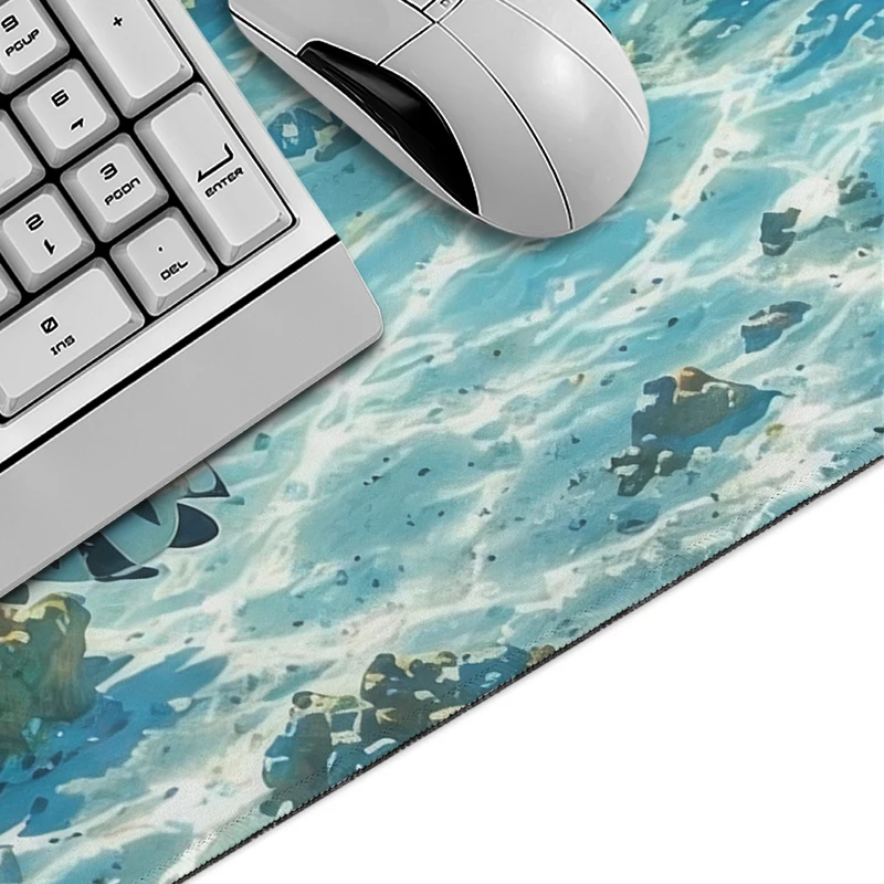 Mouse Pad Gaming Sunlit Coral Reef Ocean printon demand Large Computer New Mousepad XXL Mouse Mat Non-Slip Office Accessories