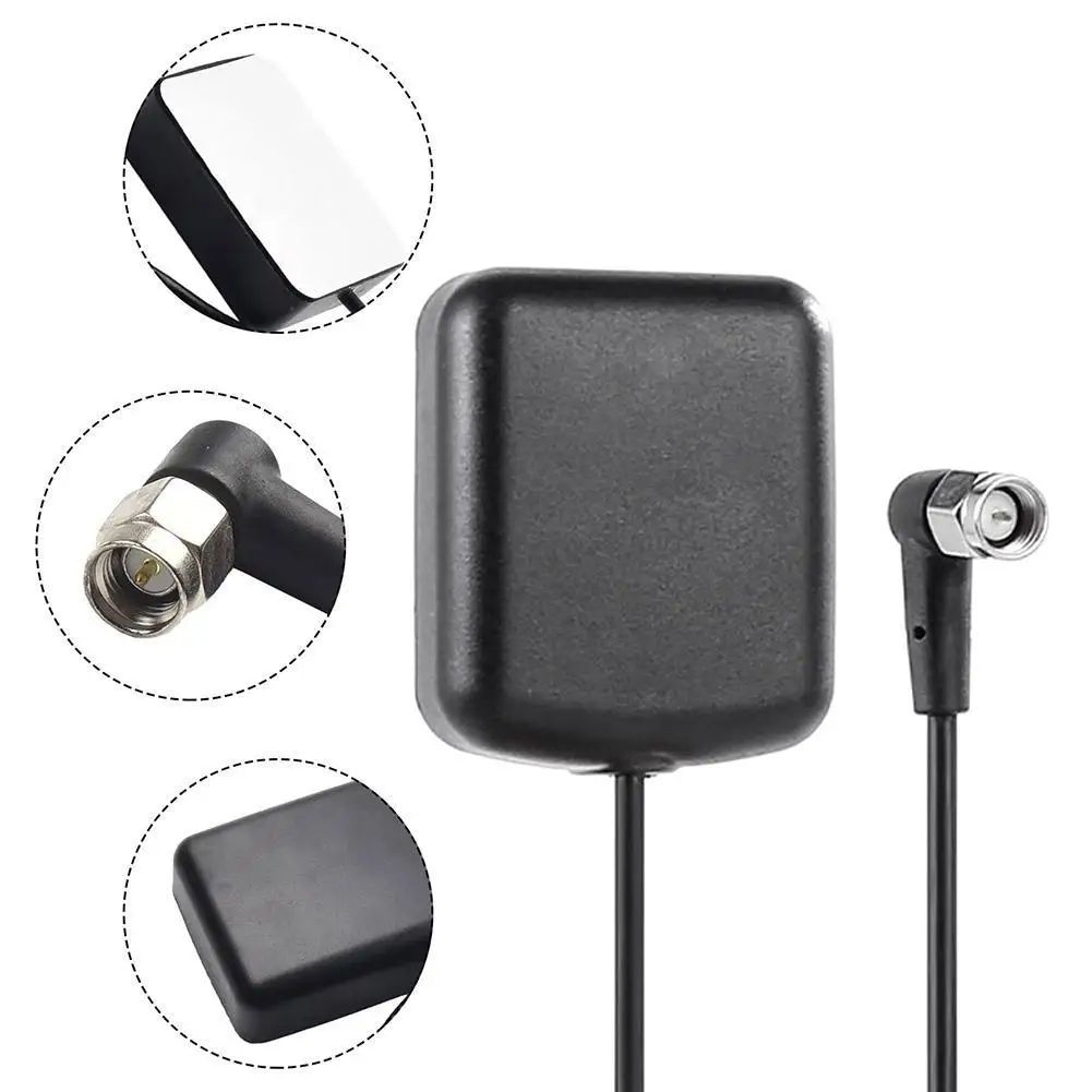 Car GPS Navigation Antenna – 1.7M Cable Ultra-High Sensitivity  Anti-Interference Universal Accessories
