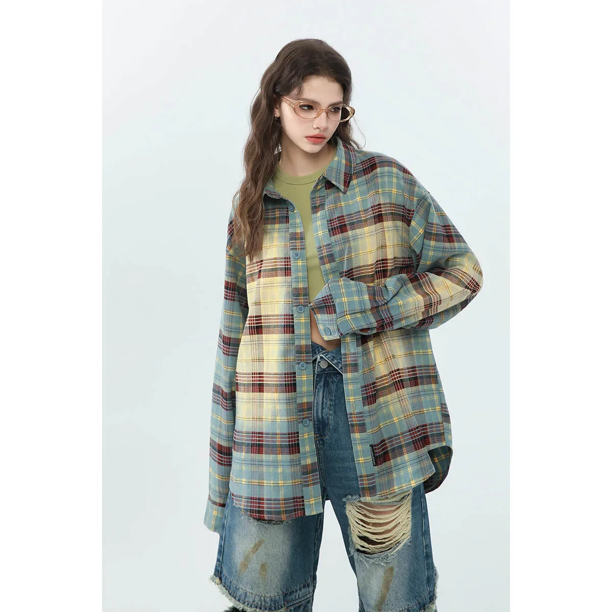 MYSUOLOVE Spring and Summer season trend brand youth fashion loose shirt for men and women