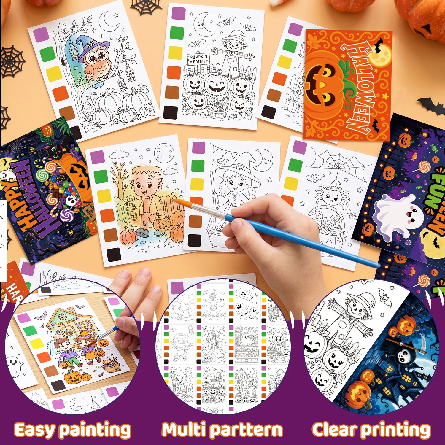 240pcs Halloween Watercolor Co - đánh giá và giá Wedding Water Supply