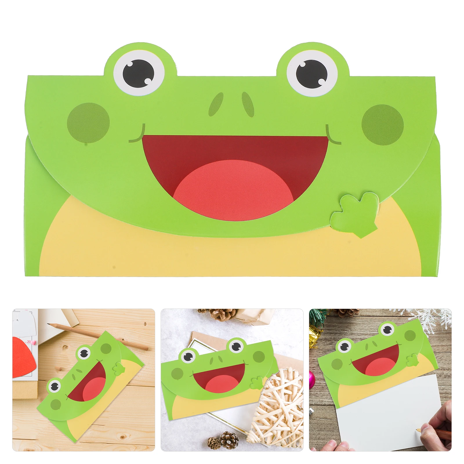 

20pcs Blank Frog Funny Card Assortment Cute Animal Postcards For Kids Bulk Cute Note Happy Birthday Thank You Cartoon Funny