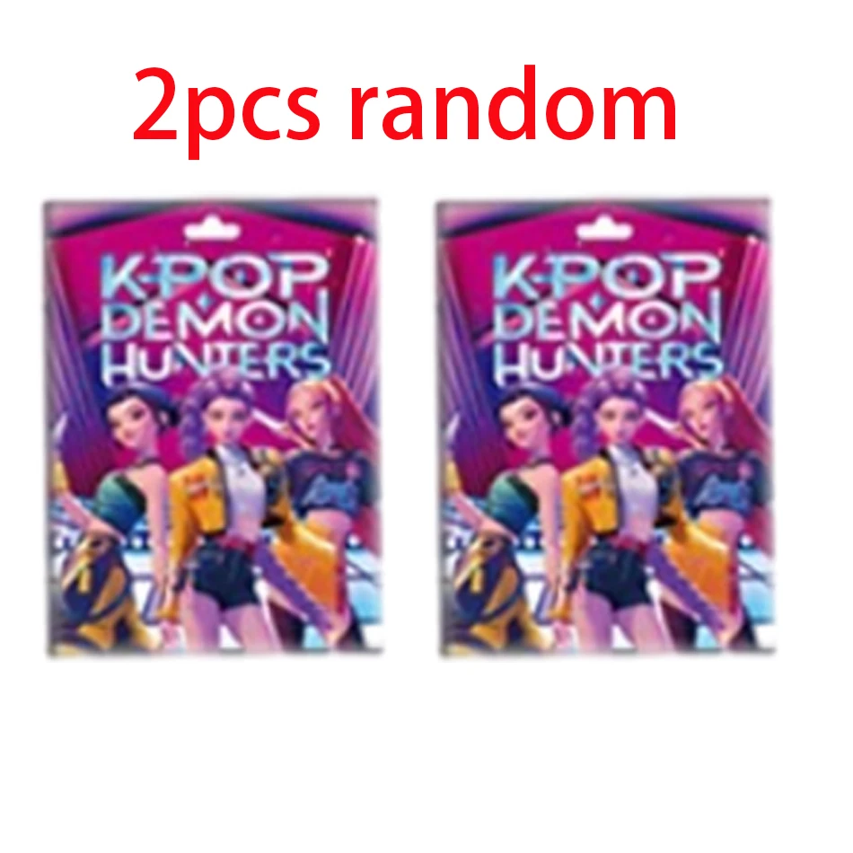 24 Uds Anime Demon Hunters caja ciega Demon Hunters Rumi Mira Zoey Tigre juguete decoración de escritorio estatuas ornamento regalos de navidad caliente