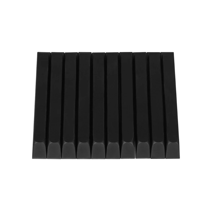 10Pcs Black Plastic Piano Keytops Key Piano Keyboard Key Top Piano Repair Parts