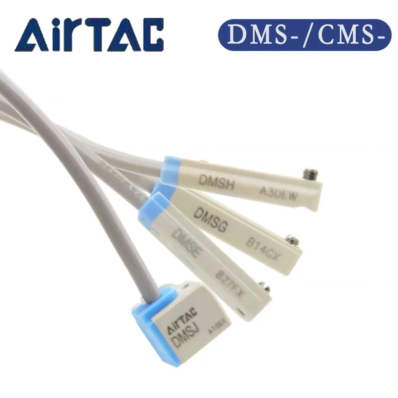 

Airtac Two Wires Type Reed Sensor CM DMS Series DMSE DMSG DMSH DMSJ Air Cylinder Magnetic Switch Lead Length 2 Meter