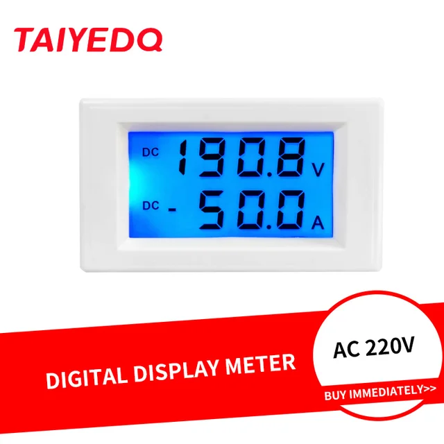 DC woltomierz amperomierz pozytywny i negatywny miernik wykrywania LCD cyfrowy wyświetlacz D85-3050 zasilacz AC220V