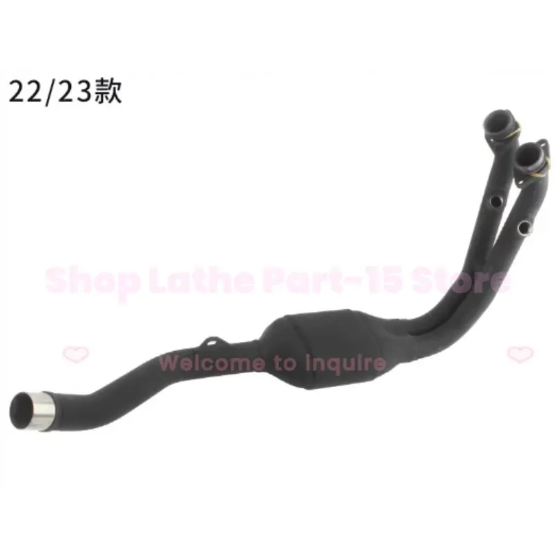 For CFMOTO 450SR SRS Exhaust Pipe Front and Rear Sections CF400-6-9 Guard Chimney
