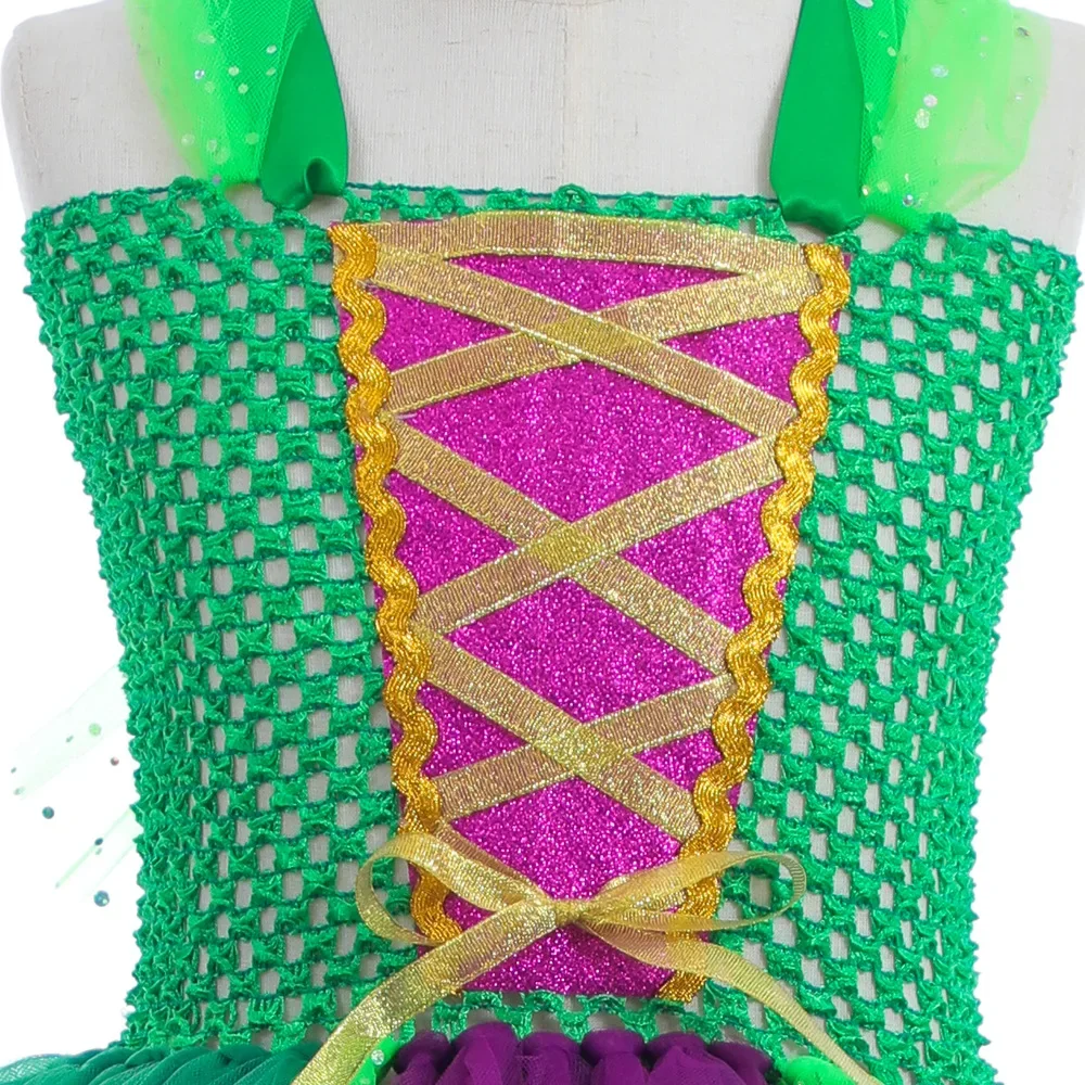 الفتيات هالوين بريق توتو التنانير الطفل الباليه تول pettiskirts مع قبعة الساحرة المكانس الاطفال تأثيري ملابس تنكرية للحفلات القماش