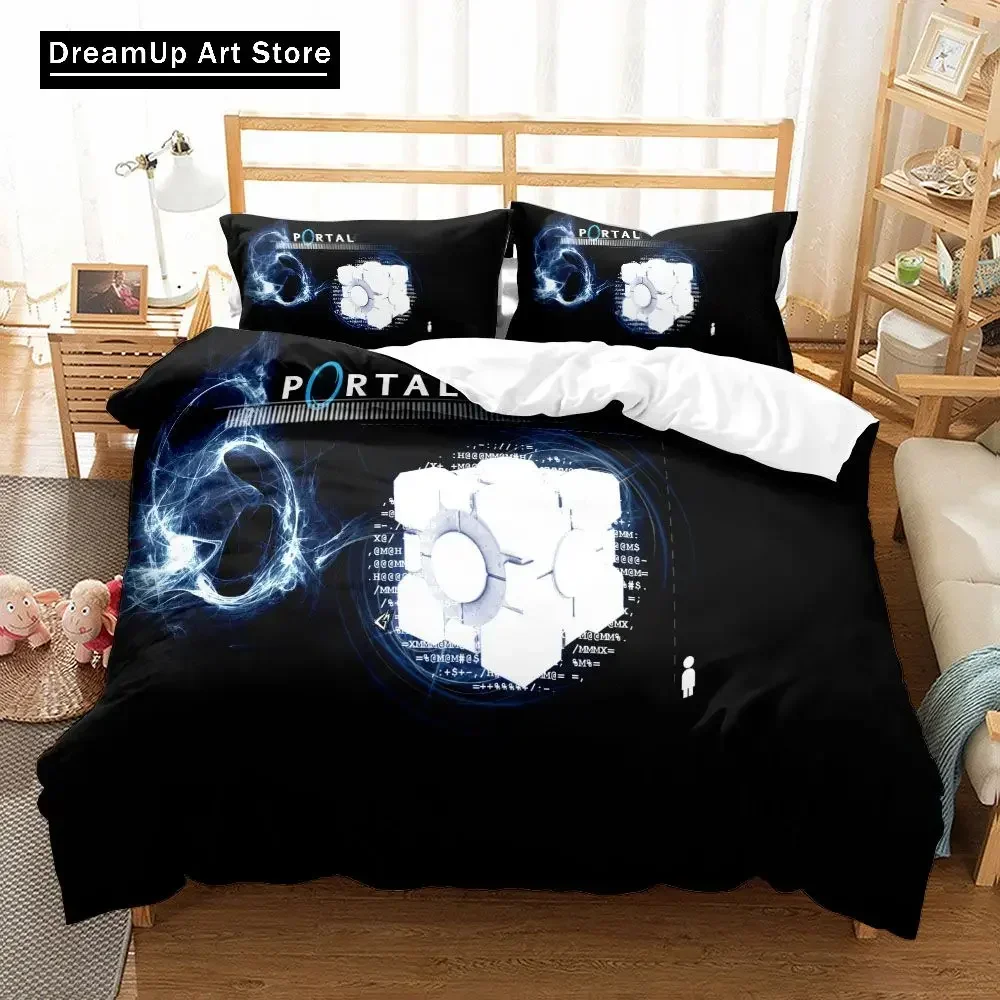

3D Print Fashion Portal Collection Game Bedding Set Boys Girls Twin Queen Full Size Duvet Cover Pillowcase Bed Adult Bedroom