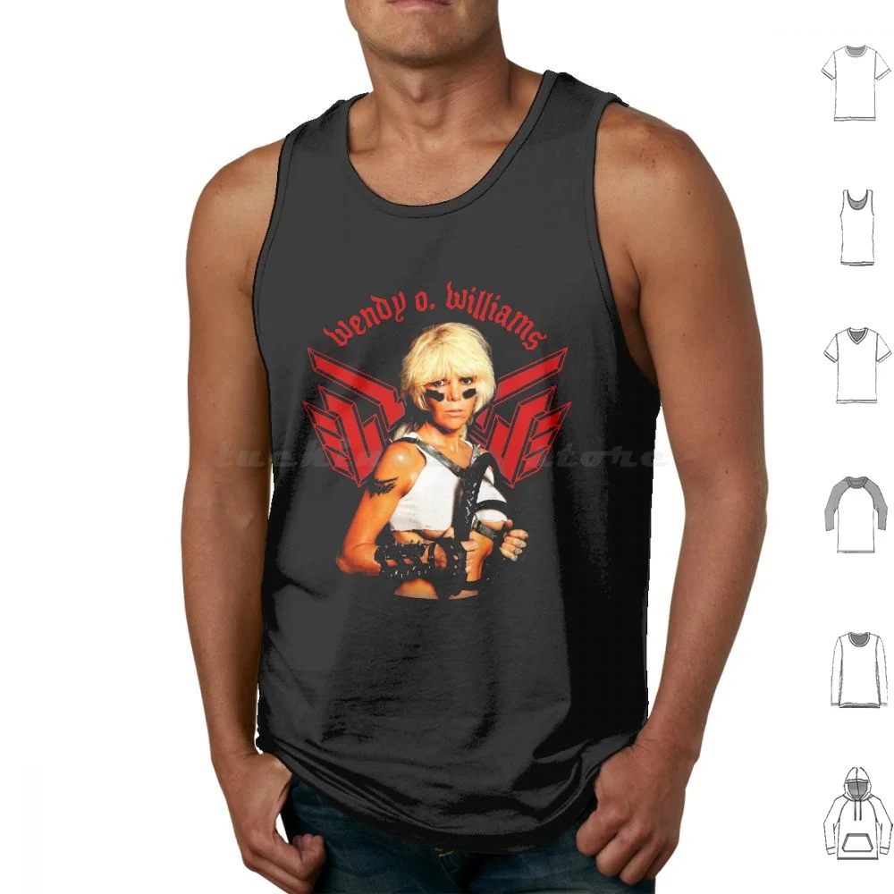 Hingga Saat Ajal Tank Tops Print Cotton Wendy O Williams Wendy O Williams Wendy Orlean Williams Plasmatics Reform