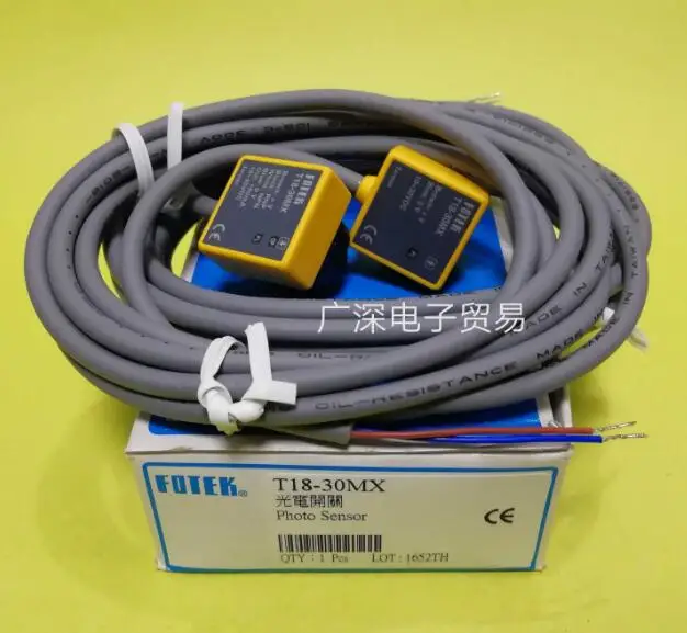 

Оригинальный и новый фотоэлектрический переключатель T18-30MX FOTEK M18, без ультра короткого трубчатого типа