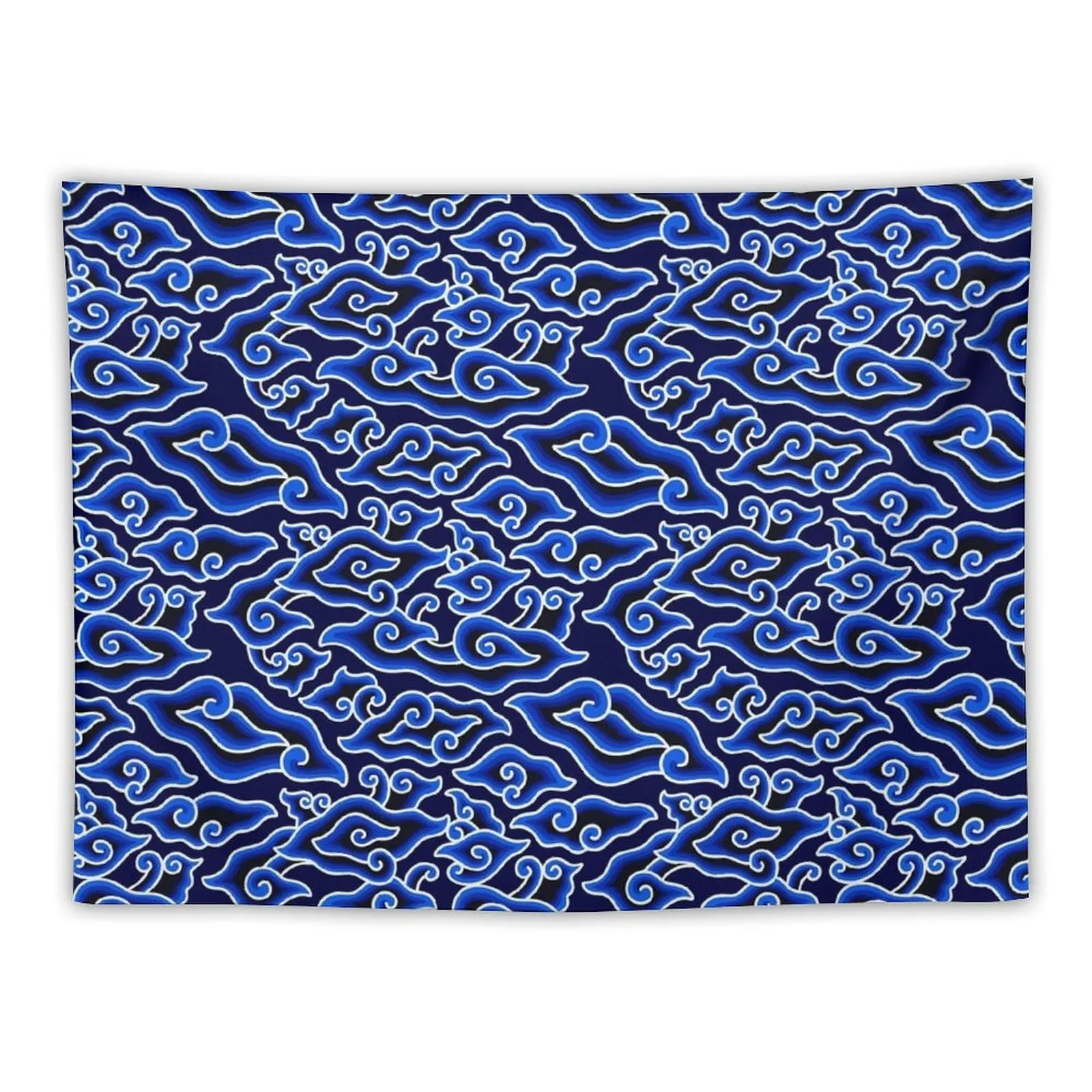 

batik mega mendung motif Tapestry Outdoor Decor Wall Decor Hanging Wallpapers Home Decor Tapestry