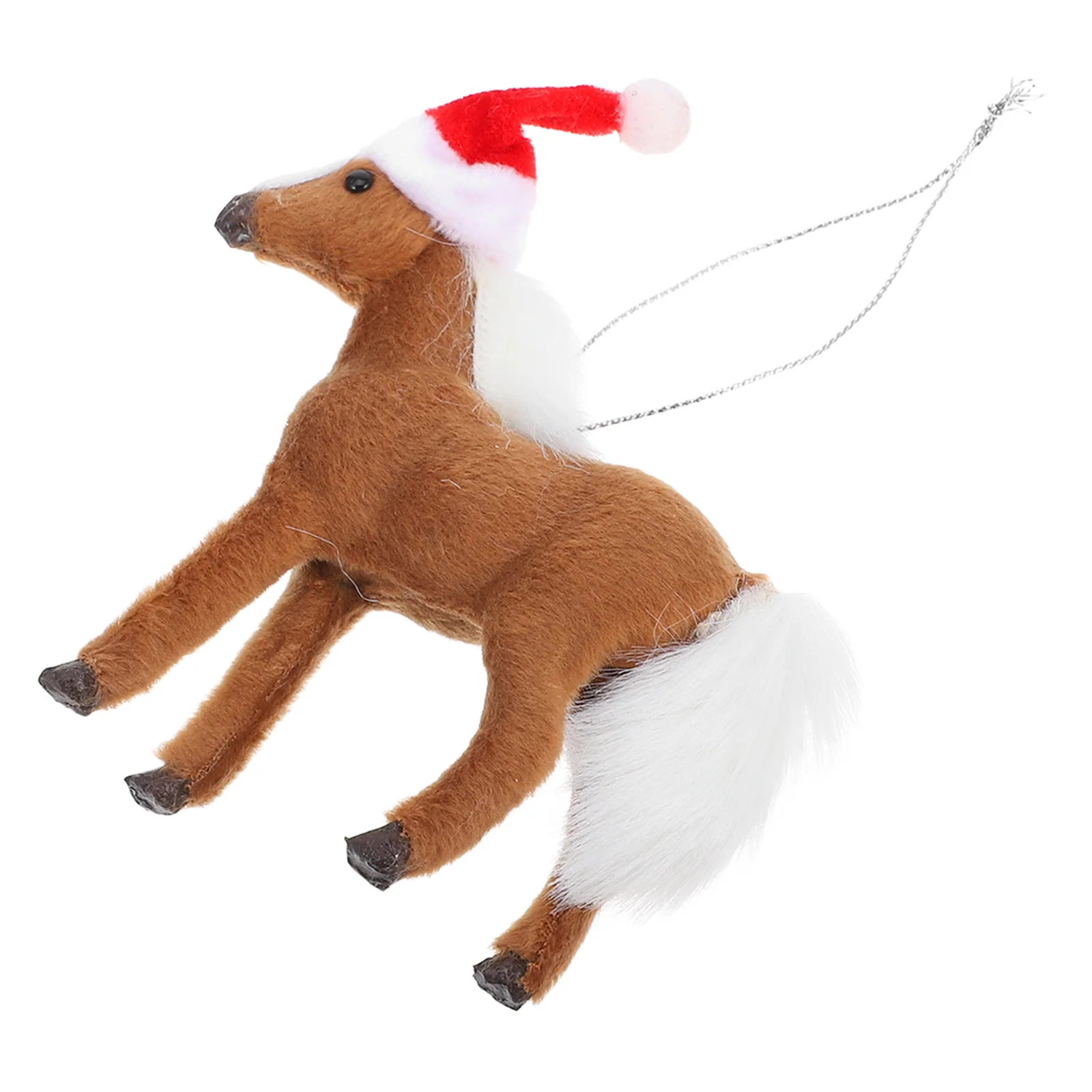 

Lovely 3D Horse Christmas Ornament Hanging Pendant for Tree Decor Xmas Holiday Party Decoration Festive Home Decor