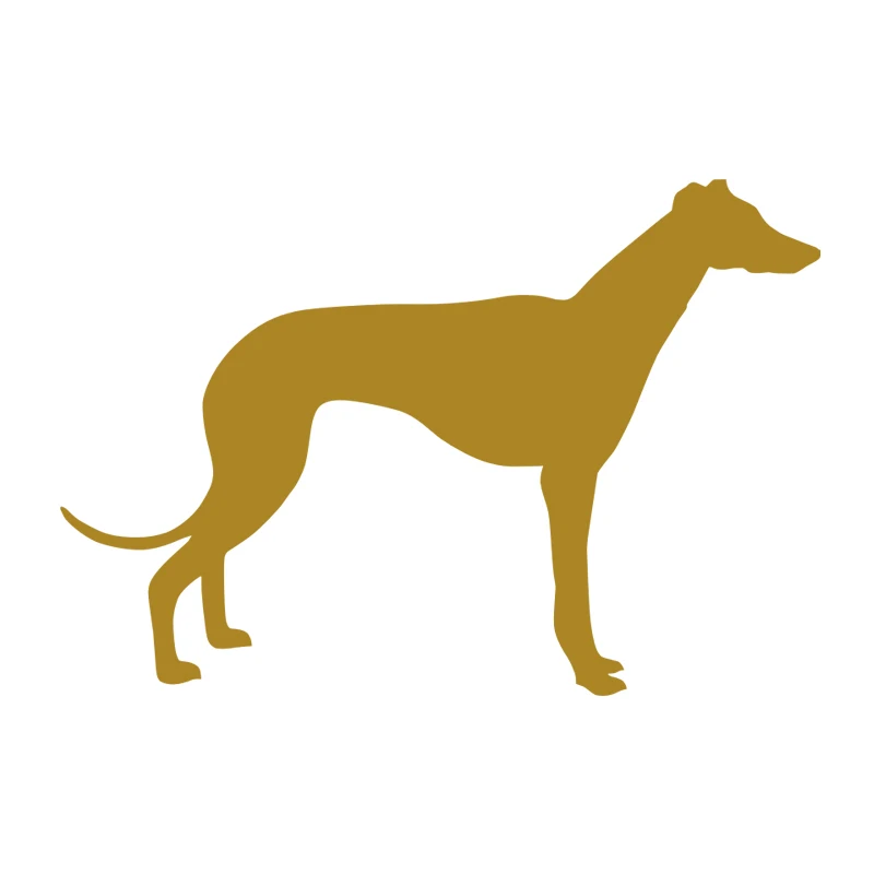 Greyhound Dog Vinyl Die Cut Car Window Laptop Decal Sticker Wall Sticker  Many Colours Choose