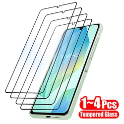 1-4pcs Protective Glass for Samsung A16 A36 5g A55 A54 A34 A24 A35 A25 A15 4g Tempered Screen Protector on Galaxy A53 A73 A33
