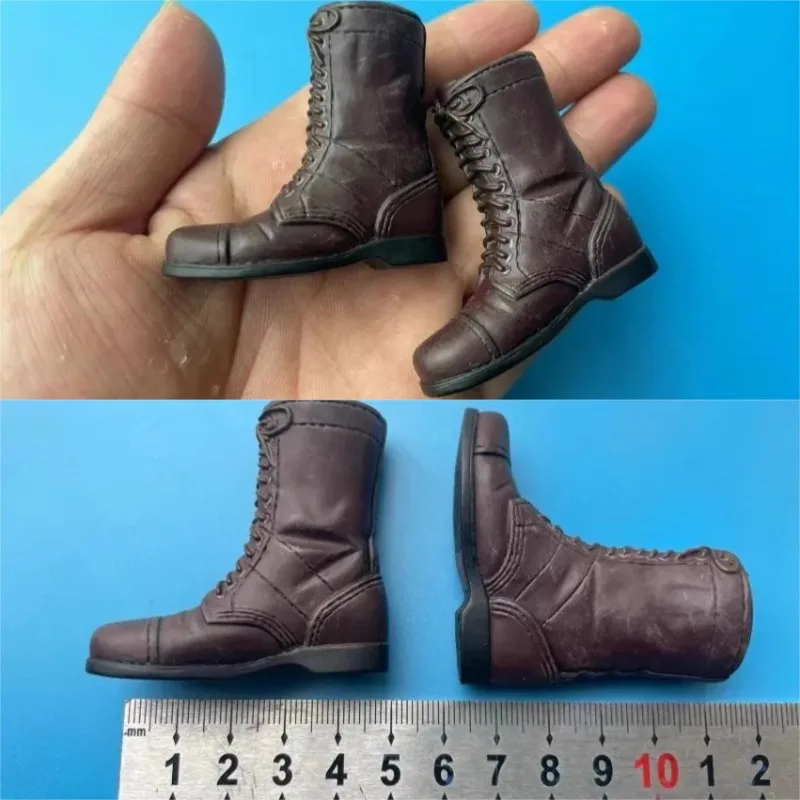 1/6 Scale Brown Combat Boots Male Soldier Hollow Shoes Model for 12''  Action Figure Accessories Dolls