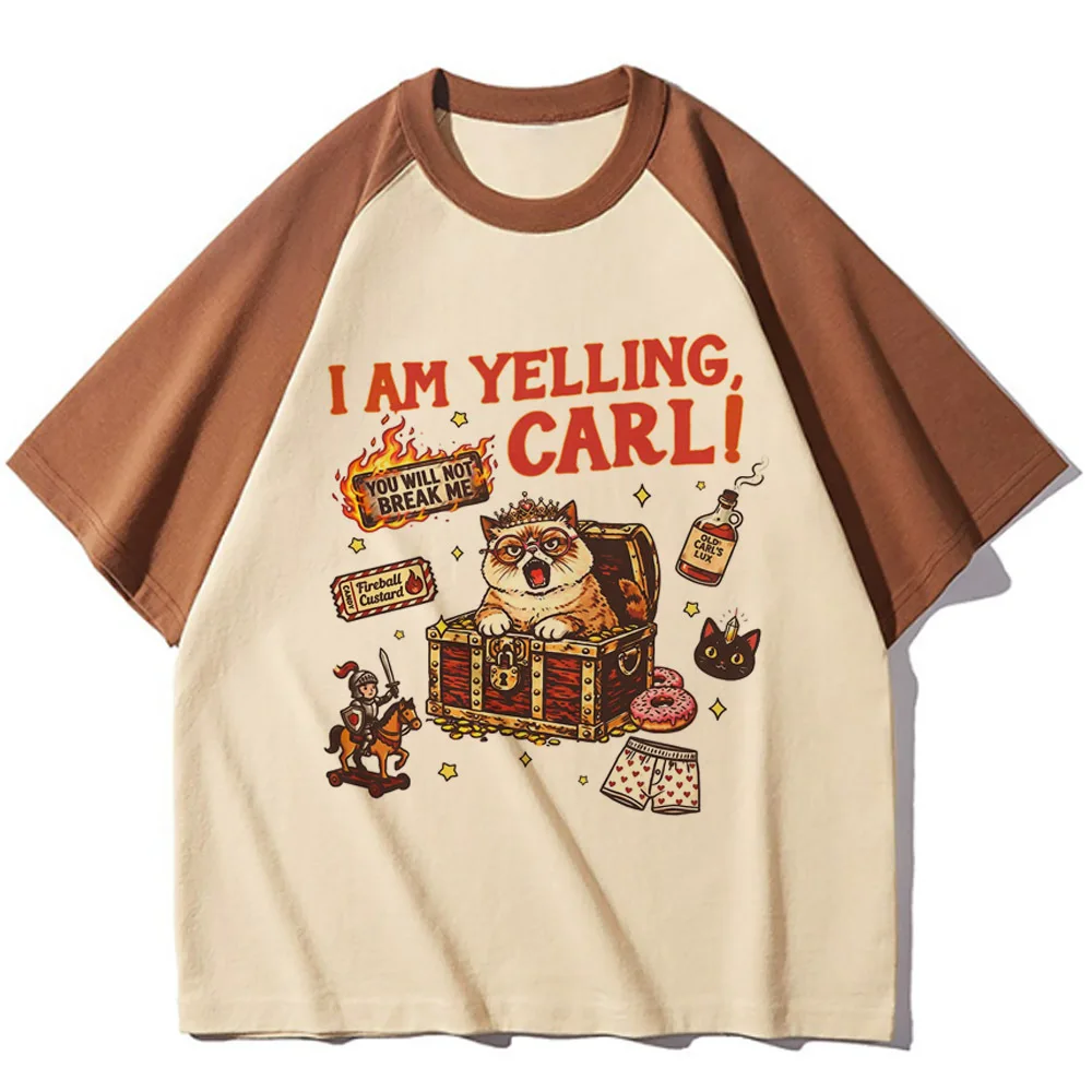 Dungeon Crawler Carl tshirt femme anime korean fashion japan Psychedelic Retro tshirt cute scene  summer streetwear meme