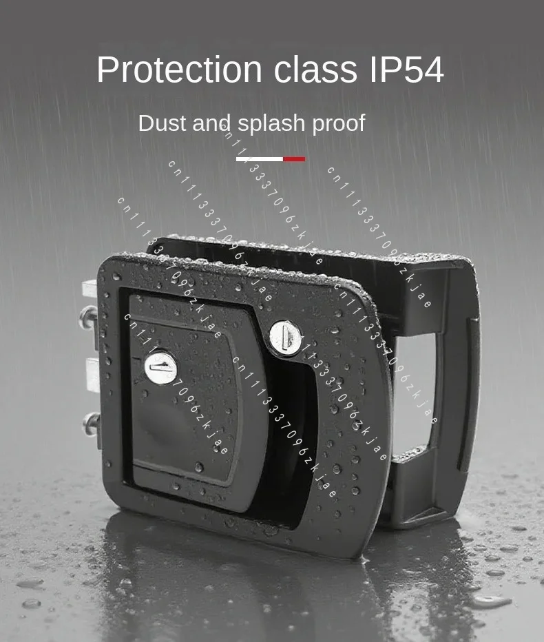 Manual RV Door Lock Zinc Alloy Double Lock Cylinder C-Class IP54 Waterproof Dustproof Panel Lock