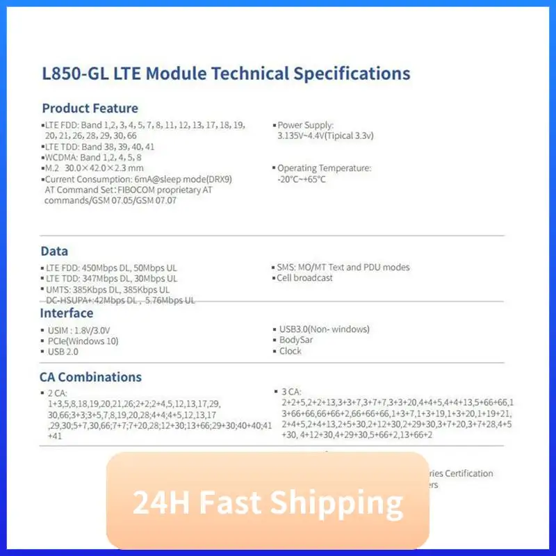 

T30C новый фиброком для HP 830 840 735 745 1040 модуль 4G L850-GL LT4210 XMM7360 многофункциональный удобный модуль