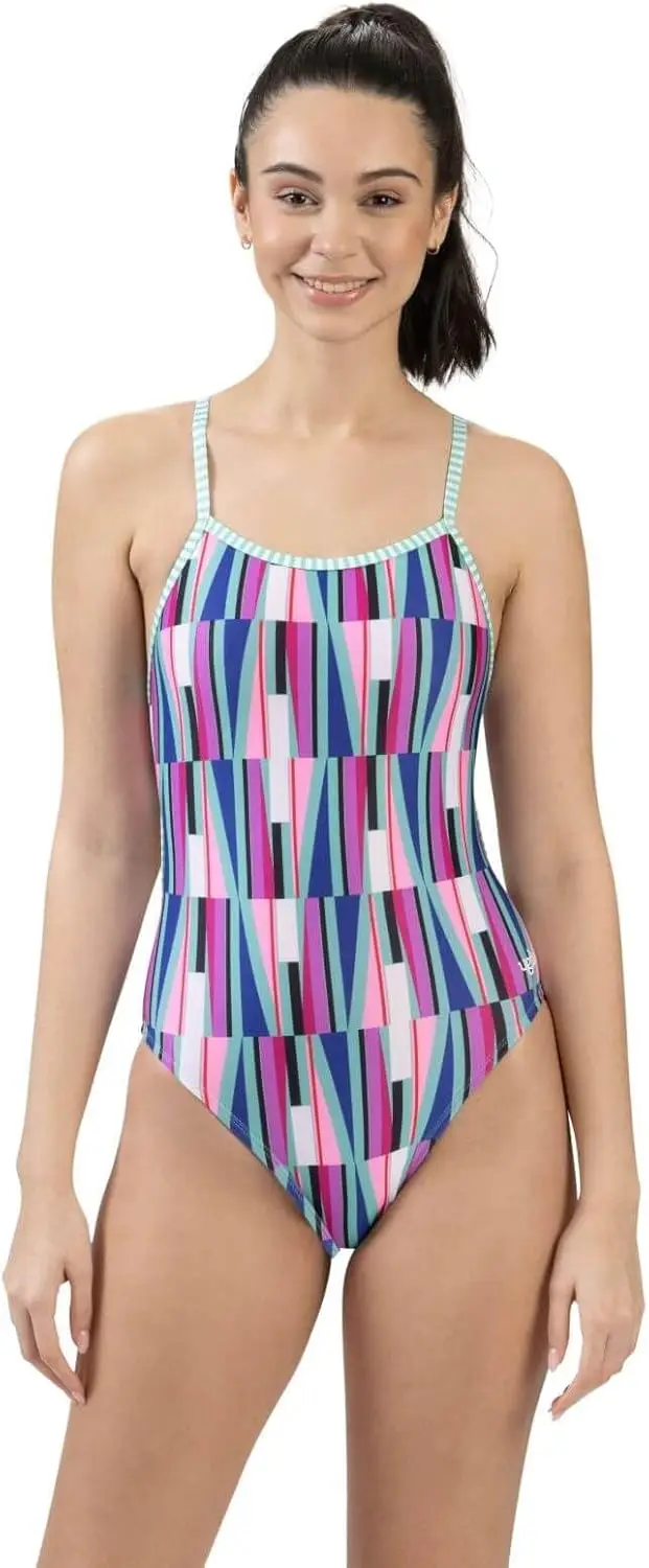 

Женский цельный купальник Luxy Trio — спортивный купальник со шнурком для тренировки спины