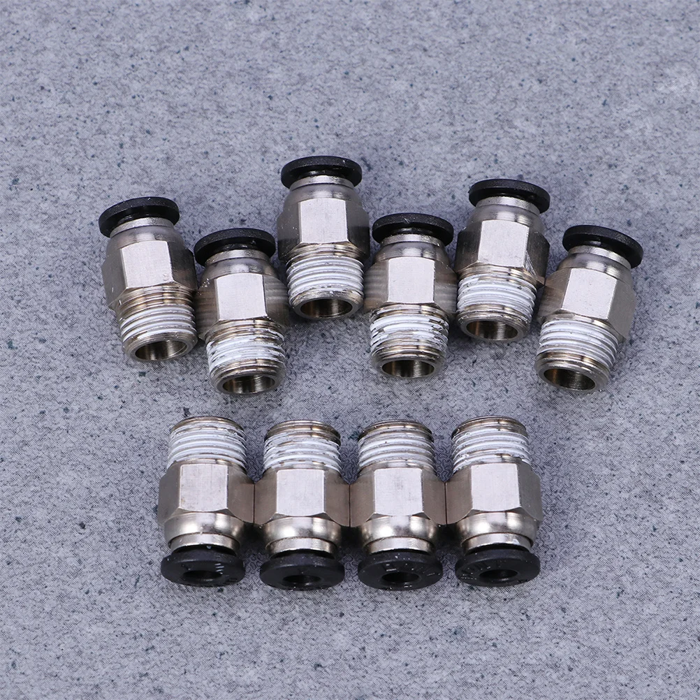 

8pcs 3D Printer Hotend Joint Male Straight Pneumatic Ptfe Tube Fitting For 3D Printing High Performance Durable