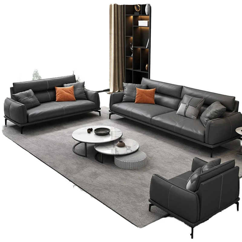 

Contemporary PU Leather Sofa Set for Home Office Hotel or Apartment for Living Room Bedroom or Workshop Modern Design