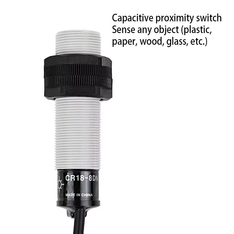 Capacitive Proximity Sensor Switch CR18-8DN 8DP 8AO 8AC DC 24V Non-contact Measurement for Industrial Automation