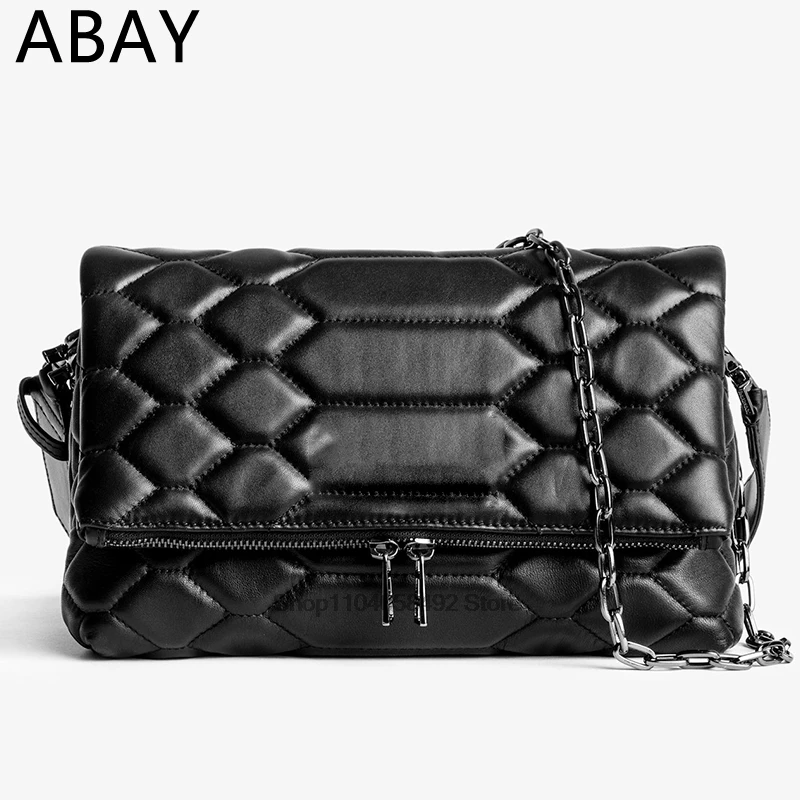 Leather CrossBody Shoulder Bag for Zadigant Women Casual 2 Chains Ladies Wings Messenger Sunny Rock Pouch Clutch Sacs