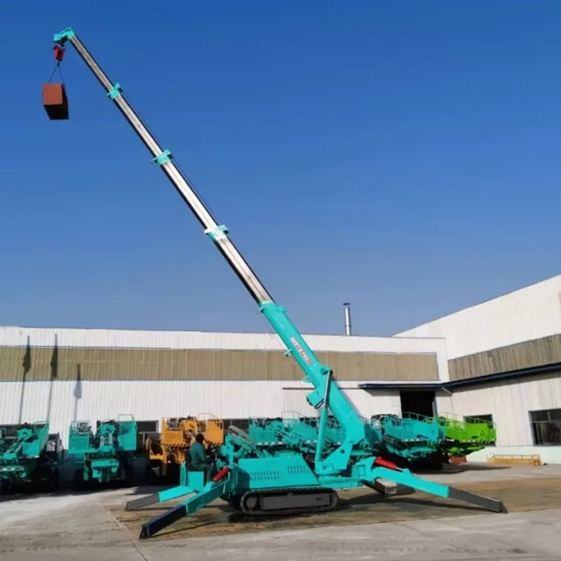 Customized Diesel Fuel Spider Crane Portable Lifting Crane Machine Build Crawler 3 Ton 5ton 8ton 10ton Mini Spider Crane
