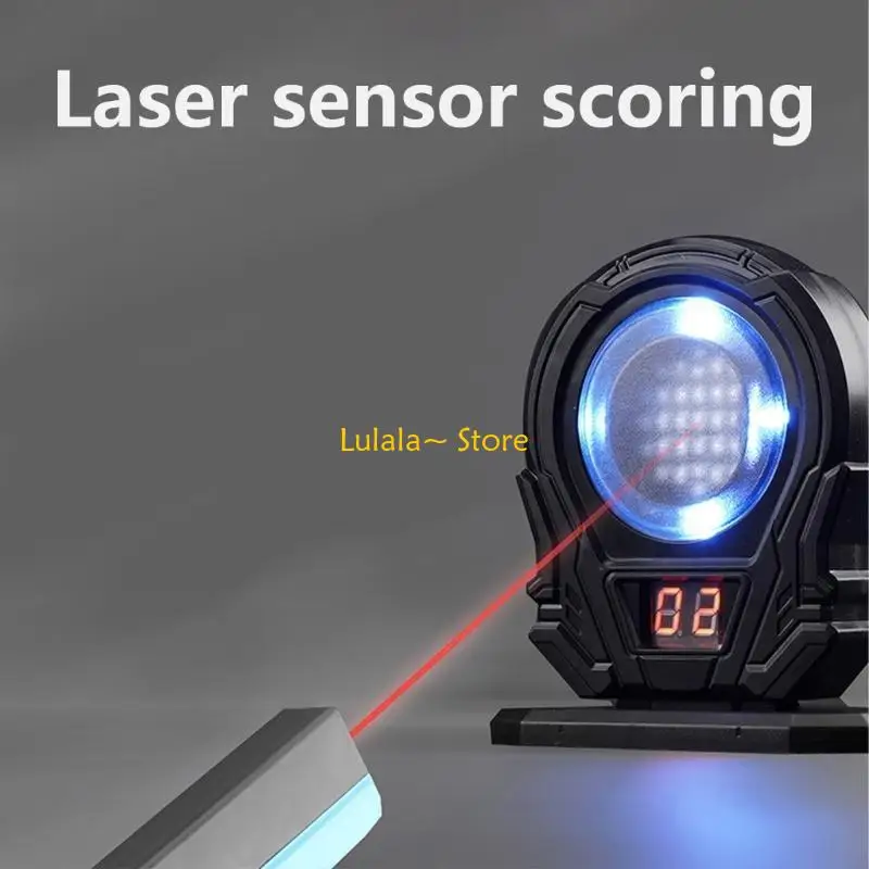 Y4QA ポータブル赤外線トレーナースコアリングターゲット射撃用電気ターゲットスキル向上に適したほとんどのカートリッジ