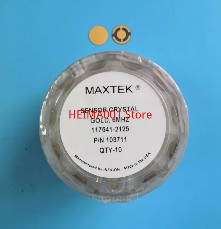 MAXTEK Crystal Oscillator 103264 103263 Alloy Gold-plated Crystal Oscillator Quartz Crystal Electrode Chip 6MHZ