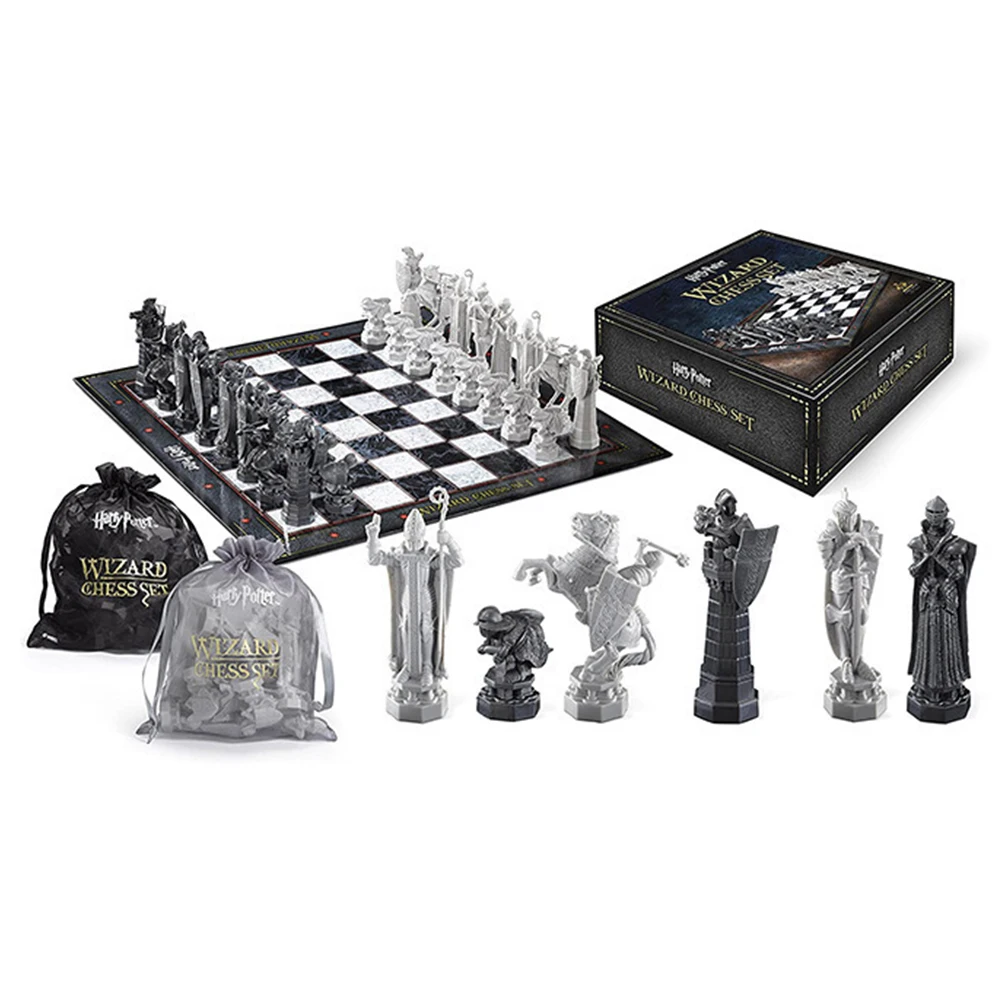 Wizard Chess Harry Potter Wizard Chess Figure Board Game Anime Toy Christmas Chess Board Room Decoration Gift For Kids