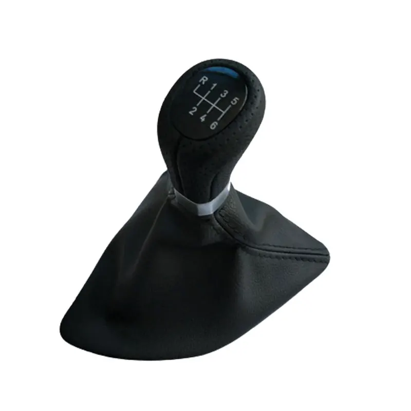 5-6-Gang UK-Modell Rechtslenker RHD Auto-Schaltknauf mit Lederbezug für BMW 1er Serie E81 E82 E87 E88 – Detail 1