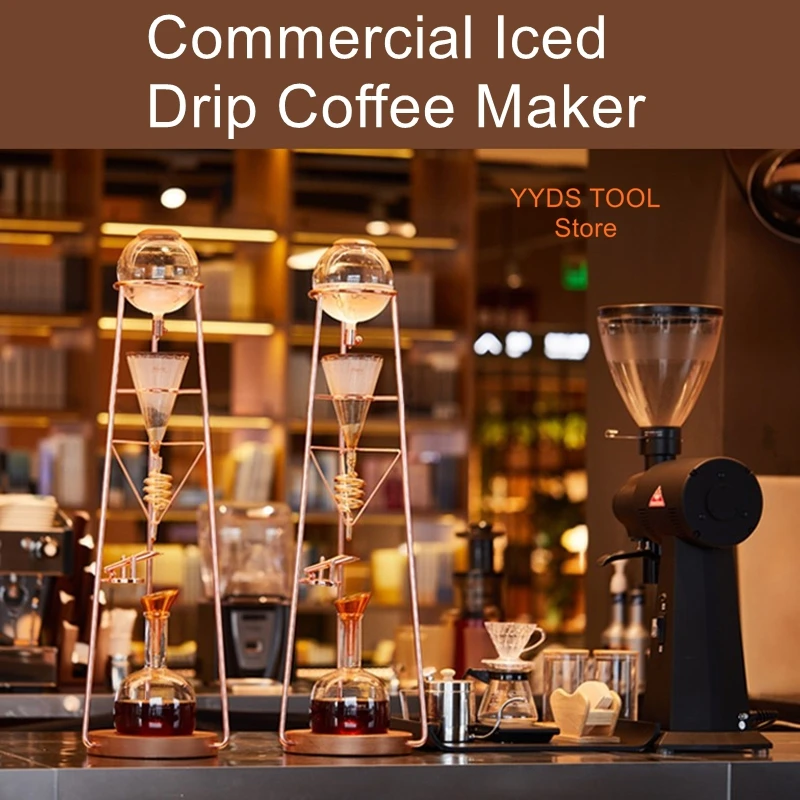MAX Ice Drip Coffee Maker Commercial Home Ice Drip Coffee Maker Coffee Machine Ice Brewing Drip Cold Drip