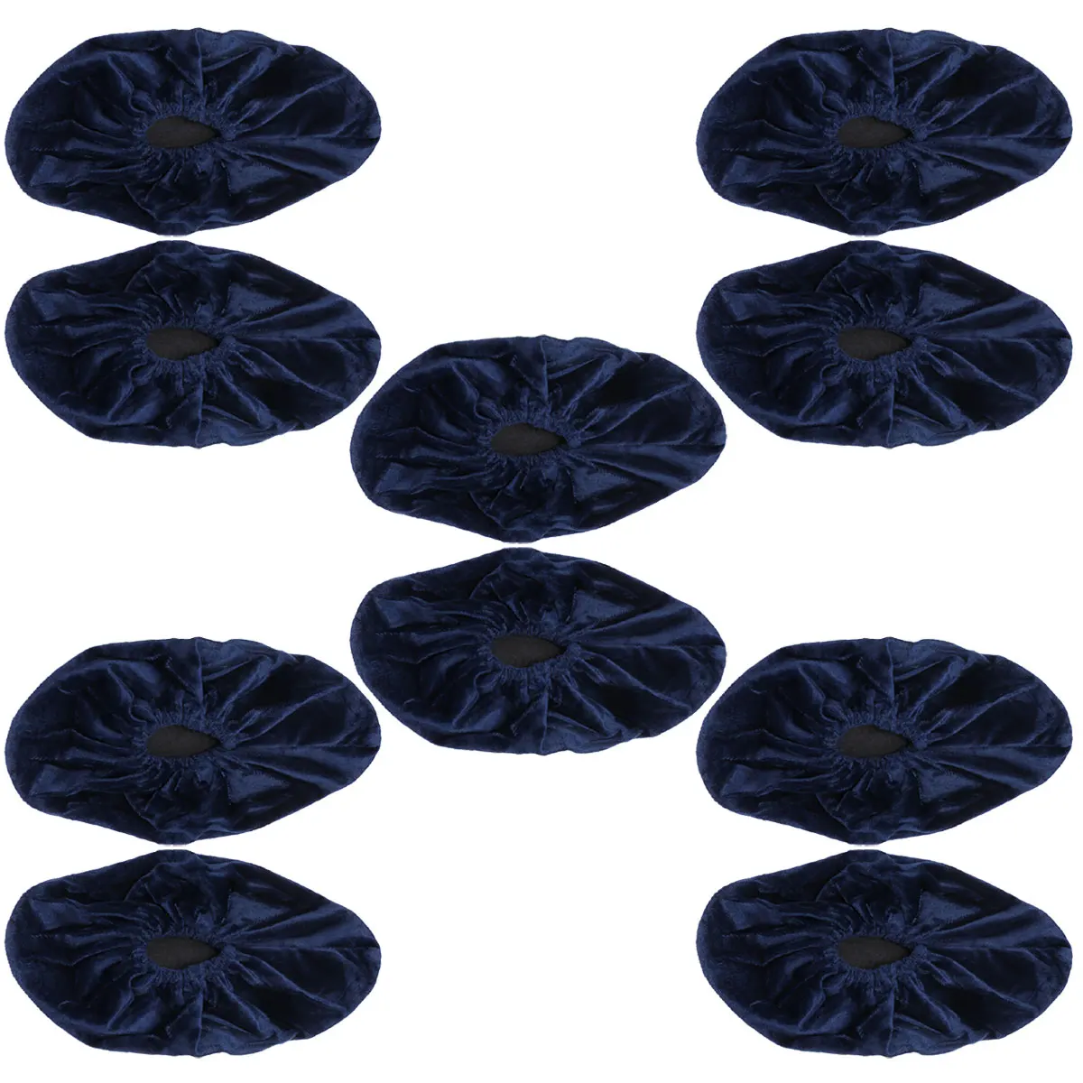 5 Pairs Reusable Waterproof Shoe Covers Anti-slip Wear-resistant Foot Protectors for All Sizes Foldable Rainproof Flannelette