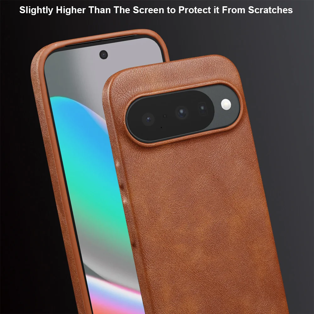Skórzane Magnetyczne Etui Odporność na Wstrząsy do Google Pixel 11 10 9 Pro XL 10A 9A 8 8A 7 7A 6 Pro Etui z Magsafe Pokrowiec na Tył Fundas — zdjęcie produktu 5
