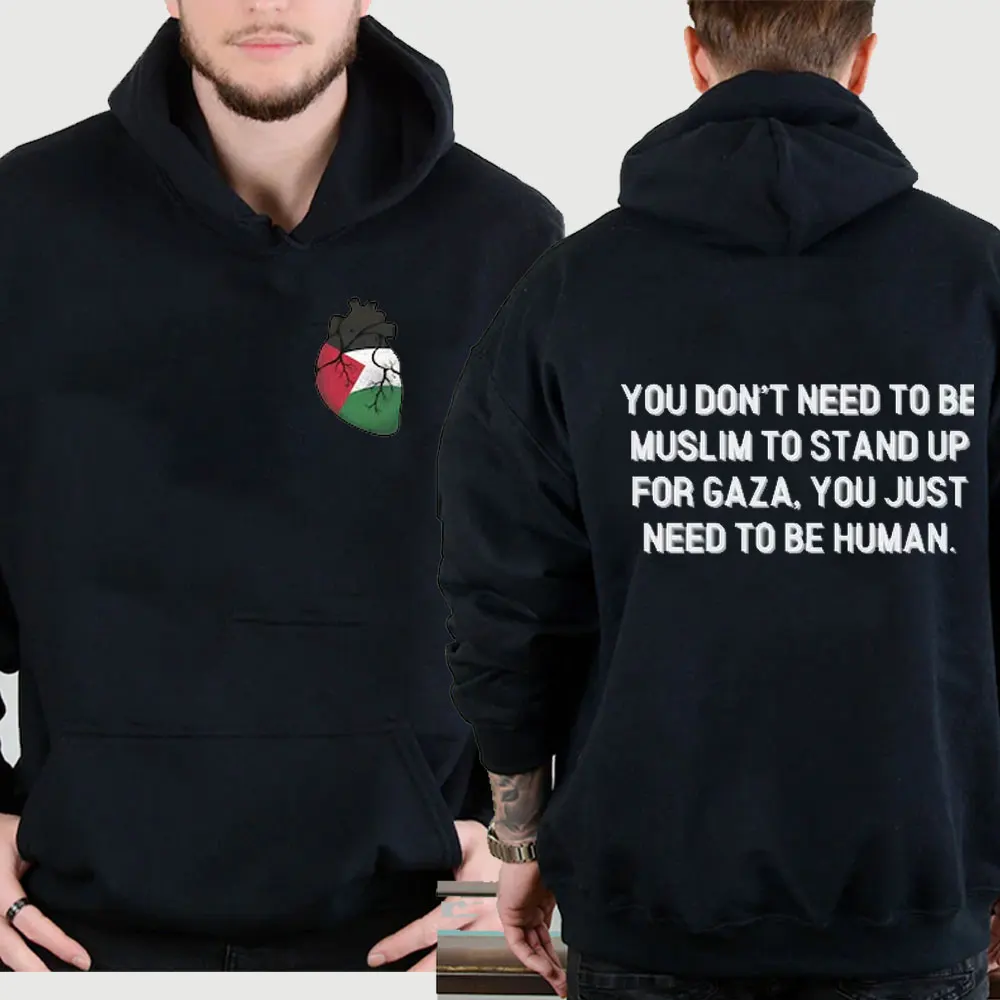 Palestine Hoodie Harajuku Vintage Street Sweatshirts Comfortable Soft Pullovers Graphic Hoody Spring Autumn Hoodies Palestine